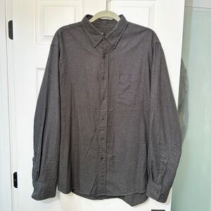 Men’s Uniqlo Button-Down Dress Shirt - Gray, Soft, excellent condition